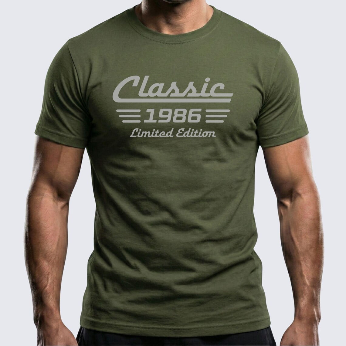 40th Birthday Shirt Born in 1986, Classic Car Limited Edition Cotton ...