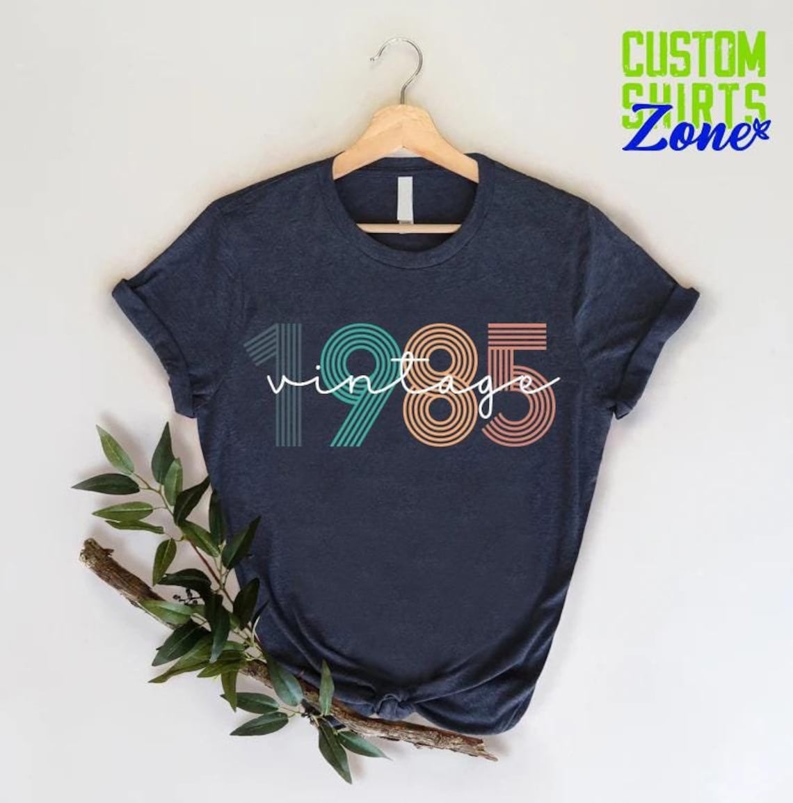 T-shirt anniversaire 40 ans Femme coloris clair – Originale 1986 Authentique main image 1