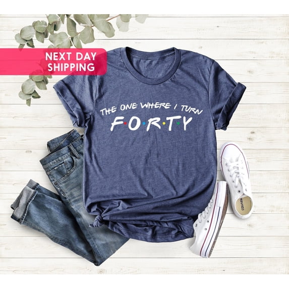 40th Birthday T Shirt, 40th Birthday Gifts for Women Men, 40th Birthday Party Shirt, Birthday Mum, New Year Gift, Hello Forty Shirt All Size S-5Xl