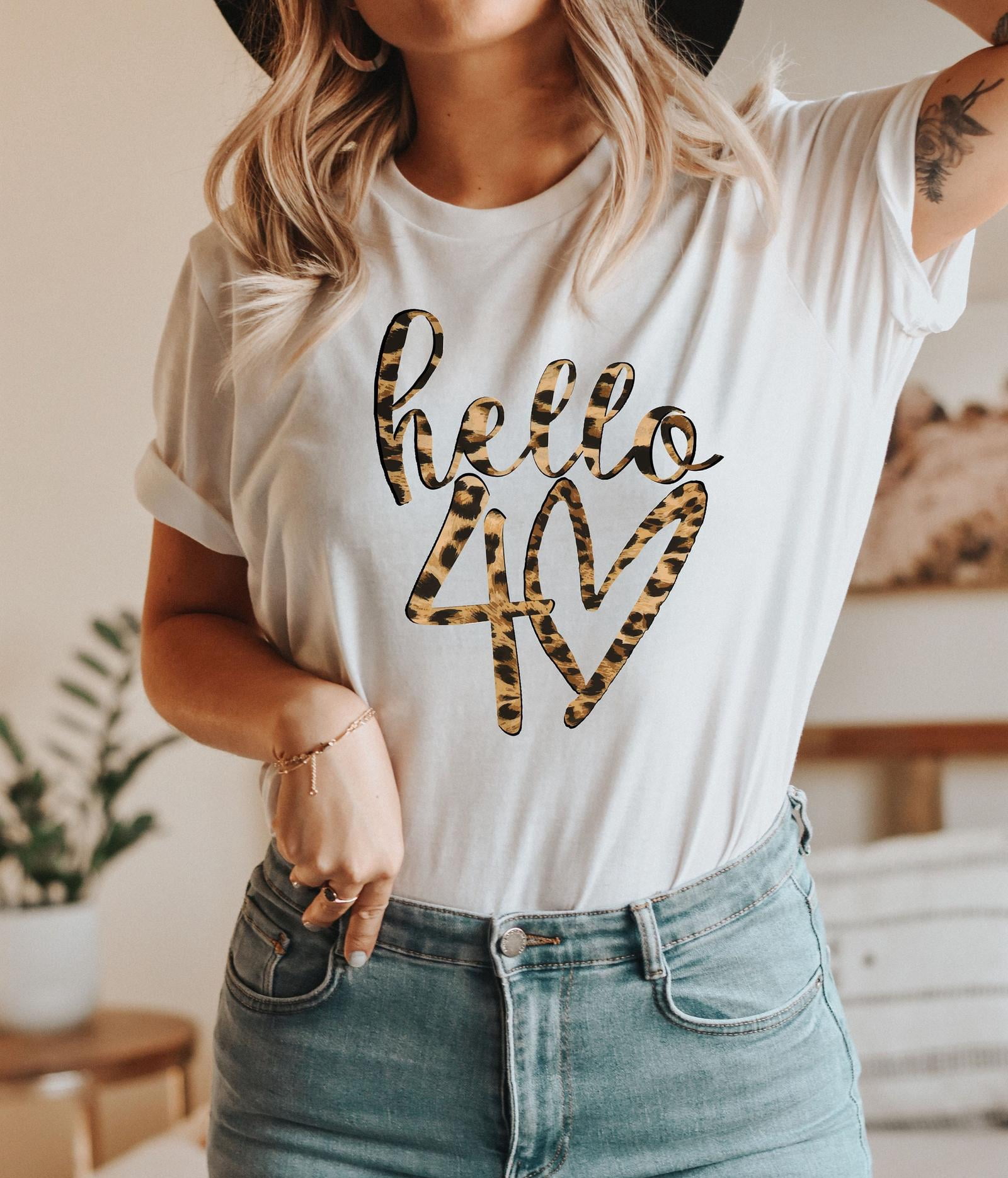 40th Birthday TShirt UK, Hello 40 Birthday, 40th Birthday Tshirts for