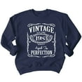 thumbnail image 1 of 40th Birthday VINTAGE 1983 Crewneck Sweatshirt, L, Navy, 1 of 3
