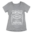 thumbnail image 1 of 40th Birthday VINTAGE 1983 Women's V-neck, S, Heather Grey, 1 of 3