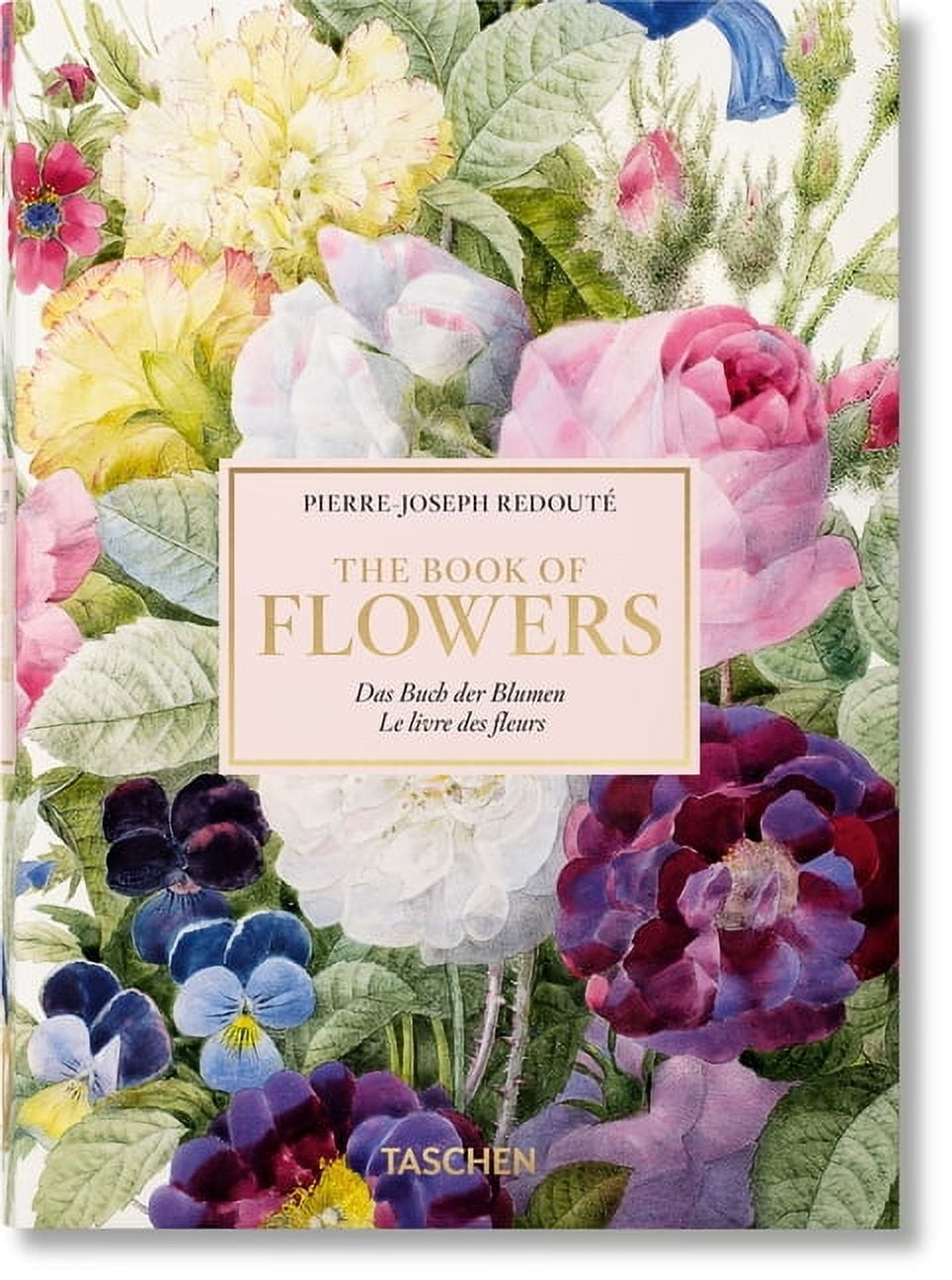 Pierre-Joseph Redouté Hardcover Book of Flowers