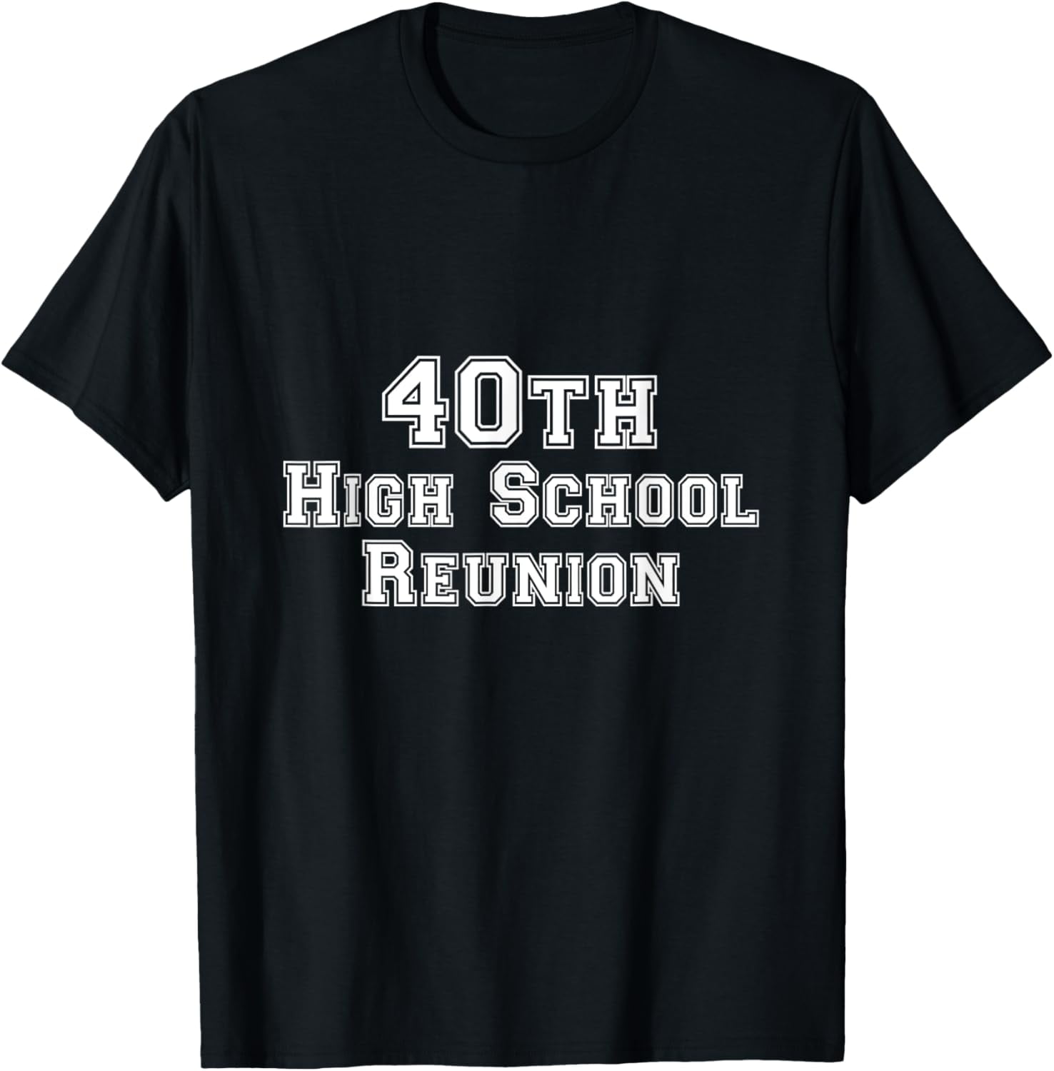 40th High School Reunion TShirt Class Of Graduation Year