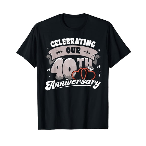 40th Wedding Anniversary Celebration of 40 Years Gift T-Shirt