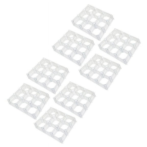 40x Balloon Wall Grid Latex Molding Accessories Plastic 9 Hole Fence for Birthday Wedding Decoration