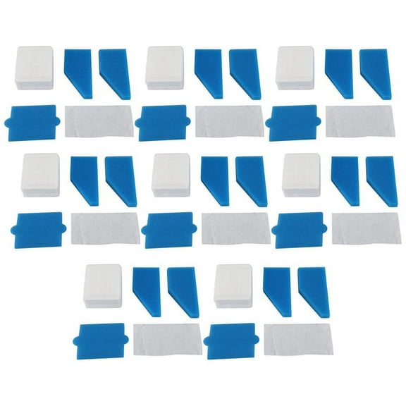 40x Filter Set Suitable for Vacuum Cleaners Aqua + Multi Clean X8 Parquet, Pet & Family