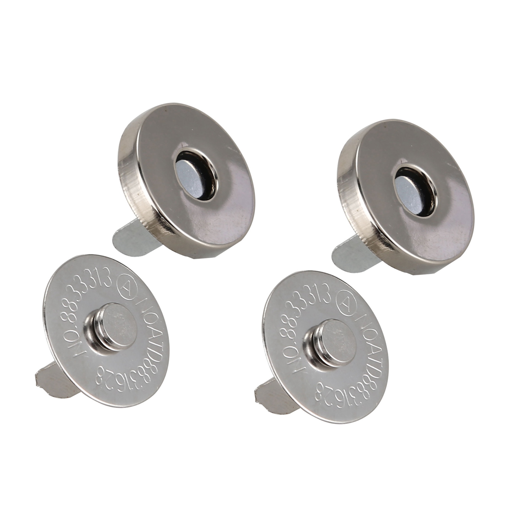 40x Button Clasp Snaps 18mm Great for Sewing, Craft, Purses