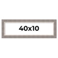 thumbnail image 1 of 40x10 Frame Grey Real Wood Picture Frame Width 2.75 Inches | Interior Frame Depth 0.5 Inches |, 1 of 8