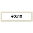 thumbnail image 1 of 40x10 Frame White Real Wood Picture Frame Width 1.75 inches | Interior Frame Depth 0.5 inches |, 1 of 8