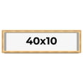 thumbnail image 1 of 40x10 Shadow Box Bronze Cross-Brushed Display Frame | 1.625 Inches Deep Solid Wood | UV Resistant, 1 of 8