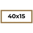 thumbnail image 1 of 40x15 Frame Black and Gold Distressed Solid Wood Sonoma Picture Frame | 1.625 Inch Moulding Width |, 1 of 8