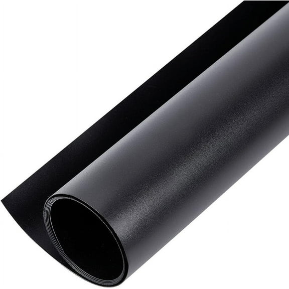 40x15inch PVC Photography Backdrop Matte Black PVC Vinyl Photo Background for DIY