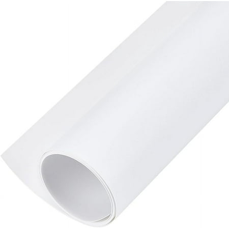 40x15inch PVC Photography Backdrop Matte White PVC Vinyl Photo Background for Product Video Photography Photo Studio