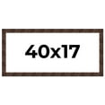 thumbnail image 1 of 40x17 Frame Brown Burl Real Wood Picture Frame Width 1.625 Inches | Interior Frame Depth 0.5 Inches, 1 of 8
