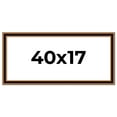 thumbnail image 1 of 40x17 Frame Gold Brown Plein Air Vintage Solid Wood Picture Frame | 1.75 Inches Moulding Width |, 1 of 8