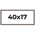 thumbnail image 1 of 40x17 Frame Silver Real Wood Picture Frame Width 1.25 Inches | Interior Frame Depth 0.5 Inches |, 1 of 8