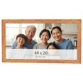 thumbnail image 1 of 40x20 Frame Beige Real Wood Picture Frame Width 1.25 inches | Interior Frame Depth 0.5 inches |, 1 of 8