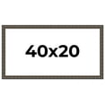 thumbnail image 1 of 40x20 Frame Black Bamboo Solid Wood Picture Frame Width 1.5 Inches | Interior Frame Depth 0.5, 1 of 8