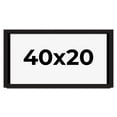 thumbnail image 1 of 40x20 Shadow Box Black Solid Wood Display Picture Frame | 1 Inch Rabbet Depth | | 1.375 Inch, 1 of 4