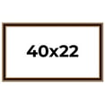 thumbnail image 1 of 40x22 Frame Gold Brown Plein Air Vintage Solid Wood Picture Frame | 1.75 Inches Moulding Width |, 1 of 8