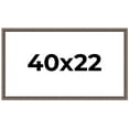 thumbnail image 1 of 40x22 Frame Silver Real Wood Picture Frame Width 1.25 Inches | Interior Frame Depth 0.5 Inches |, 1 of 8