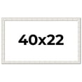 thumbnail image 1 of 40x22 Frame White Sonoma Rustic Wood Picture Frame | 1.5 Inch Moulding Width | Complete with UV, 1 of 7