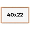 thumbnail image 1 of 40x22 Shadow Box Frame Brown | 0.875 Inches Deep Real Wood Contemporary Shadowbox Display Frame |, 1 of 6