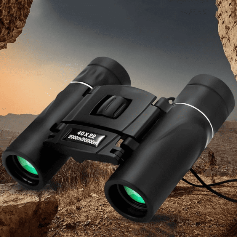 40x22 zoom HD Powerful Binoculars 2000M Long Range Folding Mini Telescope BAK4 FMC Optics For Hunting Sports Outdoor Camping