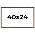 thumbnail image 1 of 40x24 Frame Gold Real Wood Picture Frame Width 1.5 inches | Interior Frame Depth 0.5 inches |, 1 of 8