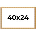 thumbnail image 1 of 40x24 Frame Gold Rustic Solid Wood Picture Frame | 1.25 Inch Wide Moulding | Rustique Gold, 1 of 8