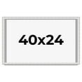 thumbnail image 1 of 40x24 Shadow Box Frame Silver | 1.625 Inches Deep Real Wood Contemporary Shadowbox Display Frame |, 1 of 7