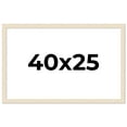 thumbnail image 1 of 40x25 Frame White Real Wood Picture Frame Width 1.5 inches | Interior Frame Depth 0.5 inches | Barn, 1 of 8