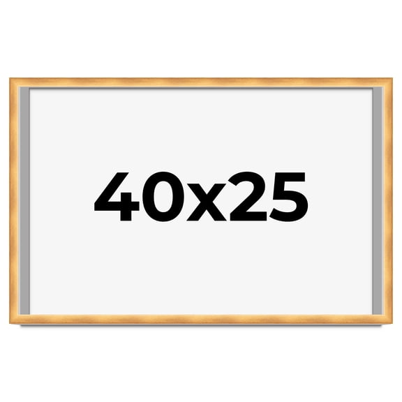 40x25 Shadow Box Bronze Cross-Brushed Display Frame | 1.625 Inches Deep Solid Wood | UV Resistant