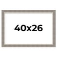 thumbnail image 1 of 40x26 Frame Grey Real Wood Picture Frame Width 2.75 Inches | Interior Frame Depth 0.5 Inches |, 1 of 8