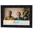 thumbnail image 1 of 40x27 Frame Black Passaggi Solid Wood Picture Frame Width 1.5 Inches | Interior Depth 0.5 Inches |, 1 of 8