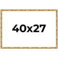 thumbnail image 1 of 40x27 Frame Gold Bamboo Solid Wood Picture Frame | 1 Inch Moulding Width | Interior Frame Depth, 1 of 8