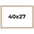 thumbnail image 1 of 40x27 Frame White Real Wood Picture Frame Width 1.5 inches | Interior Frame Depth 0.5 inches |, 1 of 8