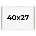 thumbnail image 1 of 40x27 Frame White Wheat Solid Wood Picture Frame | Moulding Width 0.75 Inches | Interior Depth 0.5, 1 of 8