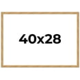 thumbnail image 1 of 40x28 Frame Beige Real Wood Picture Frame Width 1.25 inches | Interior Frame Depth 0.5 inches |, 1 of 8
