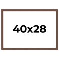 thumbnail image 1 of 40x28 Frame Brown Farmhouse Solid Wood Picture Frame Width 1.5 Inches | Interior Frame Depth 0.5, 1 of 8