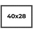 thumbnail image 1 of 40x28 Frame Brown Rustic Solid Wood Picture Frame 1.5 Inches Wide | Interior Frame Depth 0.5 Inches, 1 of 8