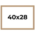 thumbnail image 1 of 40x28 Frame Charleston Honey Brown Solid Wood Picture Frame Width 1.75 Inches | Interior Depth 0.5, 1 of 8