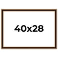 thumbnail image 1 of 40x28 Frame Gold Brown Plein Air Vintage Solid Wood Picture Frame | 1.75 Inches Moulding Width |, 1 of 8