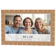 thumbnail image 1 of 40x28 Frame Gold Real Wood Picture Frame Width 1.5 inches | Interior Frame Depth 0.5 inches |, 1 of 8