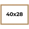 thumbnail image 1 of 40x28 Frame Gold Real Wood Picture Frame Width 1.5 inches | Interior Frame Depth 0.5 inches |, 1 of 8