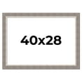 thumbnail image 1 of 40x28 Frame Grey Real Wood Picture Frame Width 2.75 Inches | Interior Frame Depth 0.5 Inches |, 1 of 8