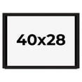 thumbnail image 1 of 40x28 Shadow Box Black Solid Wood Display Picture Frame | 1 Inch Rabbet Depth | | 1.375 Inch, 1 of 4