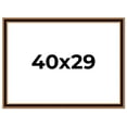 thumbnail image 1 of 40x29 Frame Gold Brown Plein Air Vintage Solid Wood Picture Frame | 1.75 Inches Moulding Width |, 1 of 8
