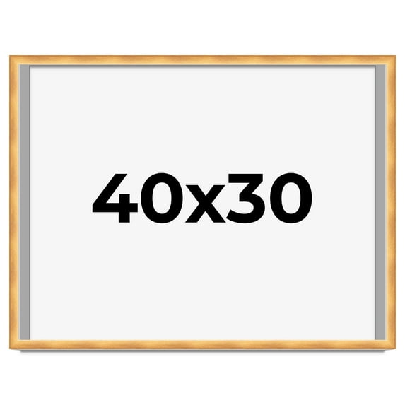 40x30 Shadow Box Bronze Cross-Brushed Display Frame | 1.625 Inches Deep Solid Wood | UV Resistant
